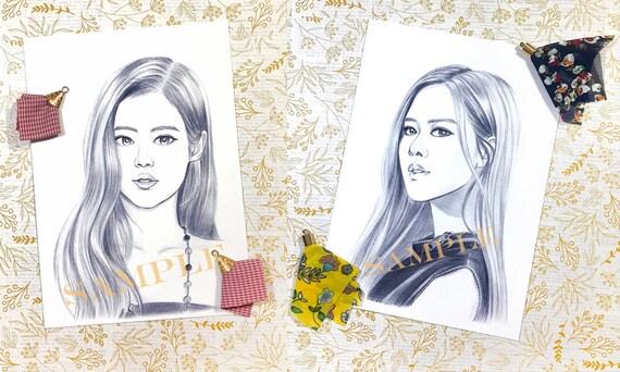 Blackpink Art Print Of A Realistic Drawing Blackpink Members Etsy Blackpink Art Print Of A Realistic Drawing Blackpink Members Etsy
