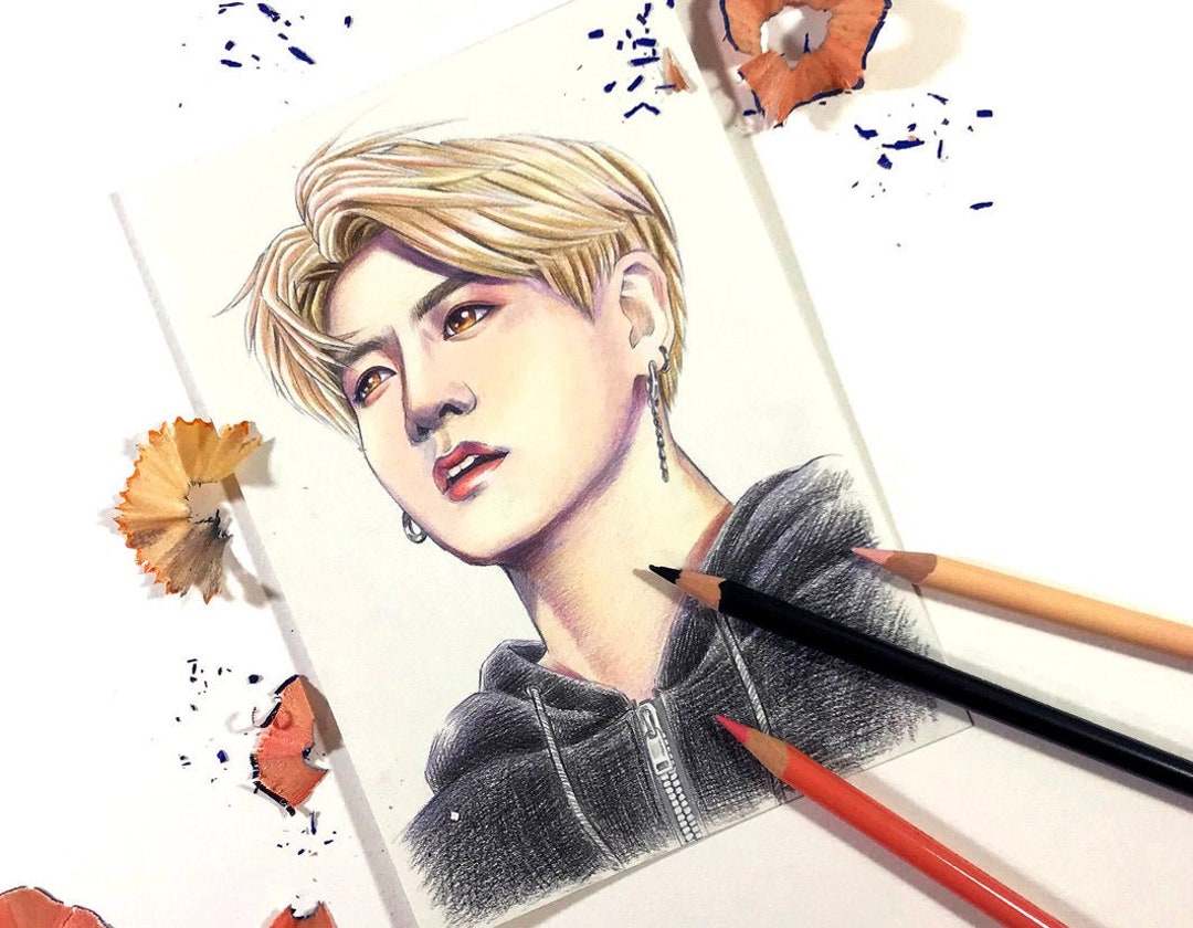 BTS Coloring Pages 10 BTS Jungkook Jeon Realistic Drawings on - Etsy Australia BTS Coloring Pages 10 BTS Jungkook Jeon Realistic Drawings on - Etsy Australia