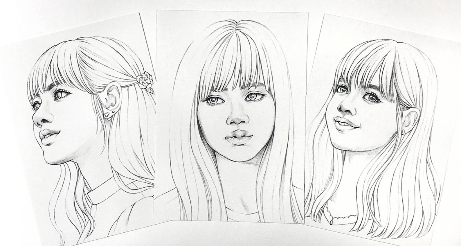 BlackPink Páginas para colorear 12 dibujos realistas | Etsy