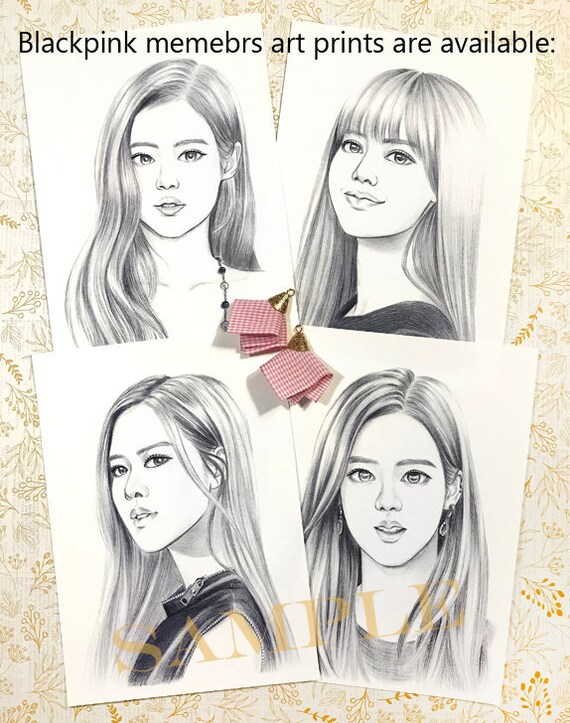 Blackpink Art Print Of A Realistic Drawing Blackpink Members Etsy Blackpink Art Print Of A Realistic Drawing Blackpink Members Etsy