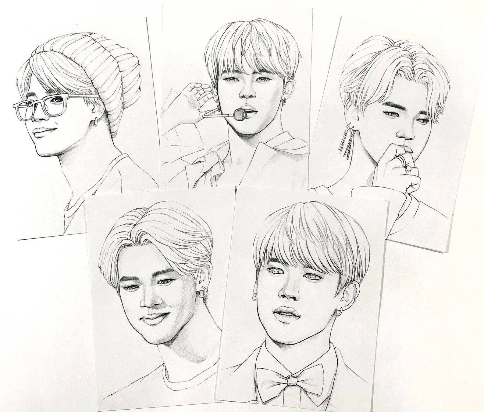 Jimin Coloring Coloring Pages
