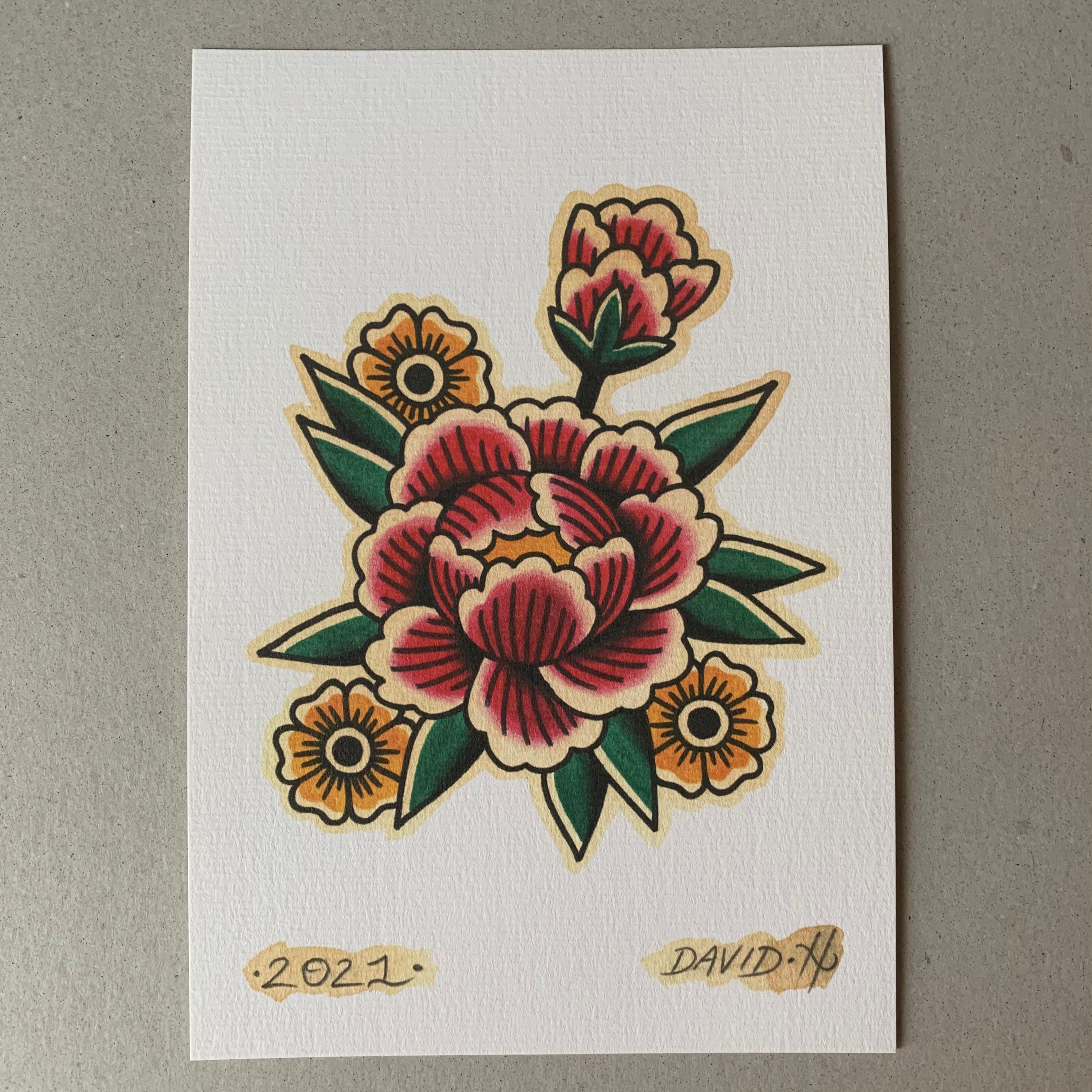 Neotraditional peony done by Will Atkins at Dark Matter Tattoo in Jacksonville Florida rtattoos #27 Neotraditional peony done by Will Atkins at Dark Matter Tattoo in Jacksonville Florida rtattoos