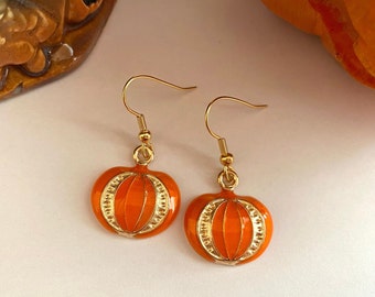 Pumpkin Halloween Earrings