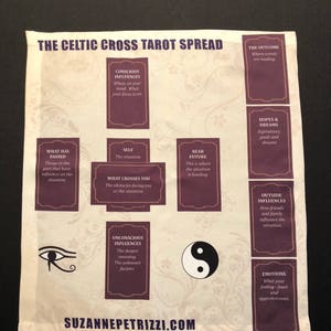 Das Keltische Kreuz Tarot Legetuch