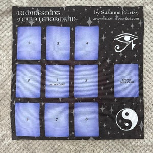 Tissu Lenormand 9 cartes