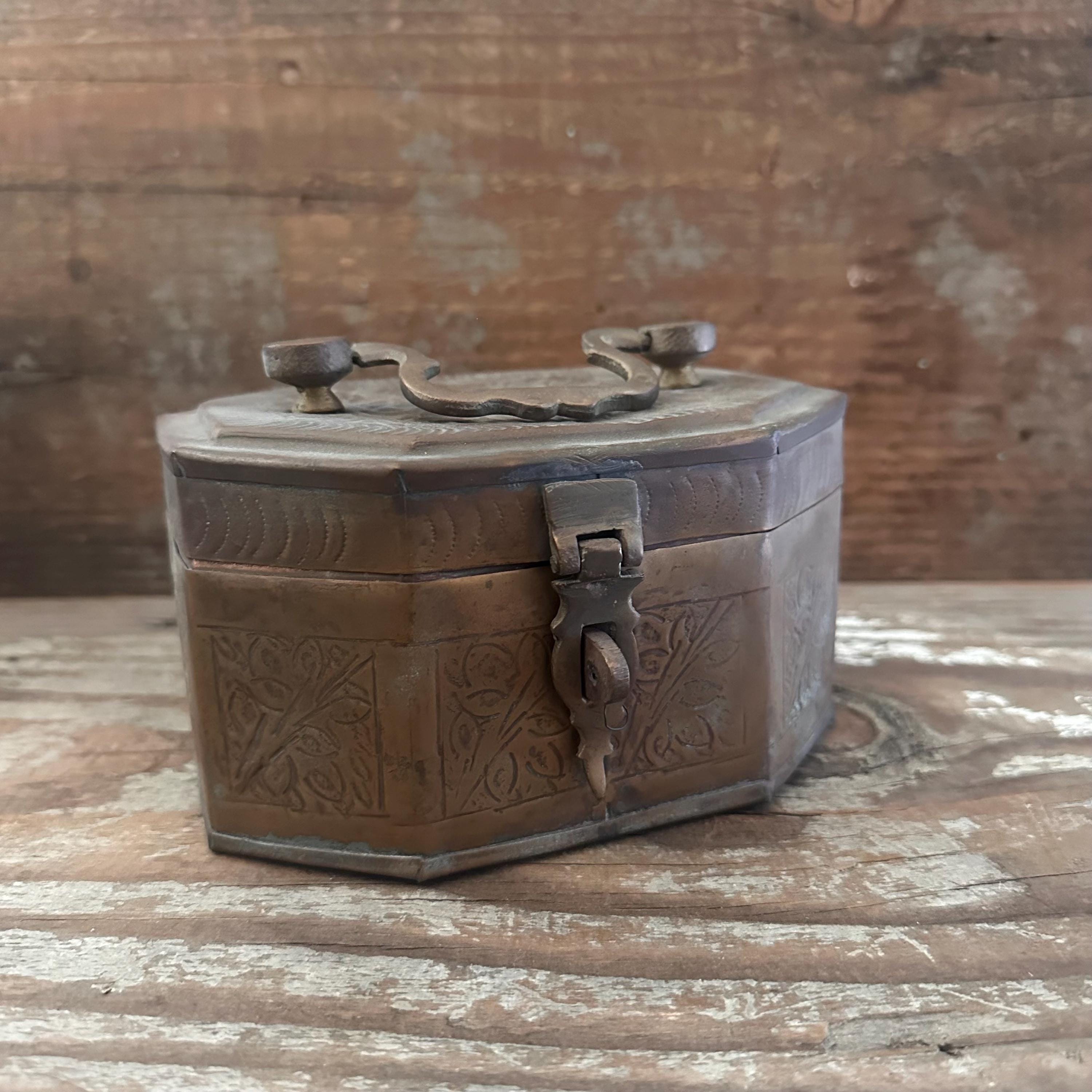 USDE  レトロ　アンティーク　ヴィンテージ　収納ボックス　BOX ヴィンテージ手提げ金庫 昭和レトロ PLUS ALARM CASH BOX