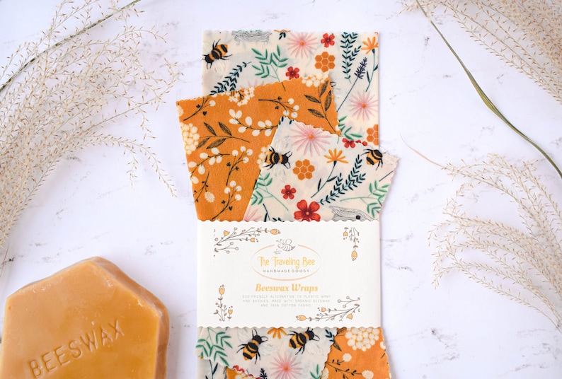 photo of handmade Beeswax Wrap Starter Pack 