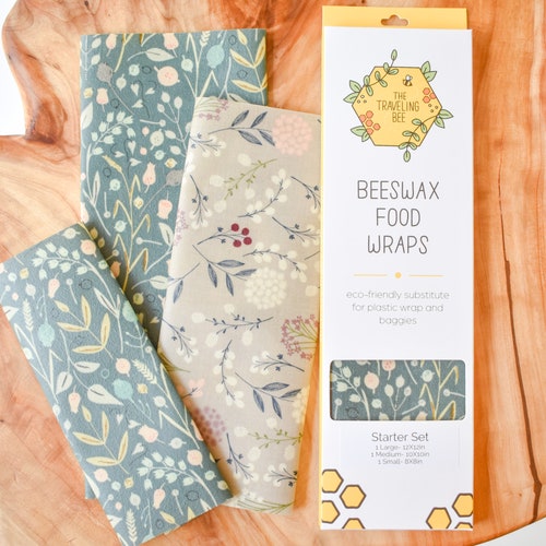 Beeswax Wrap Starter Pack Reusable Eco Wrap Eco Friendly Etsy Canada