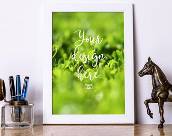 Vertical frame mock-up, Styled frame mockup, White frame mock up, Poster frame, Styled photography, Negative space, 8x11 digital frame