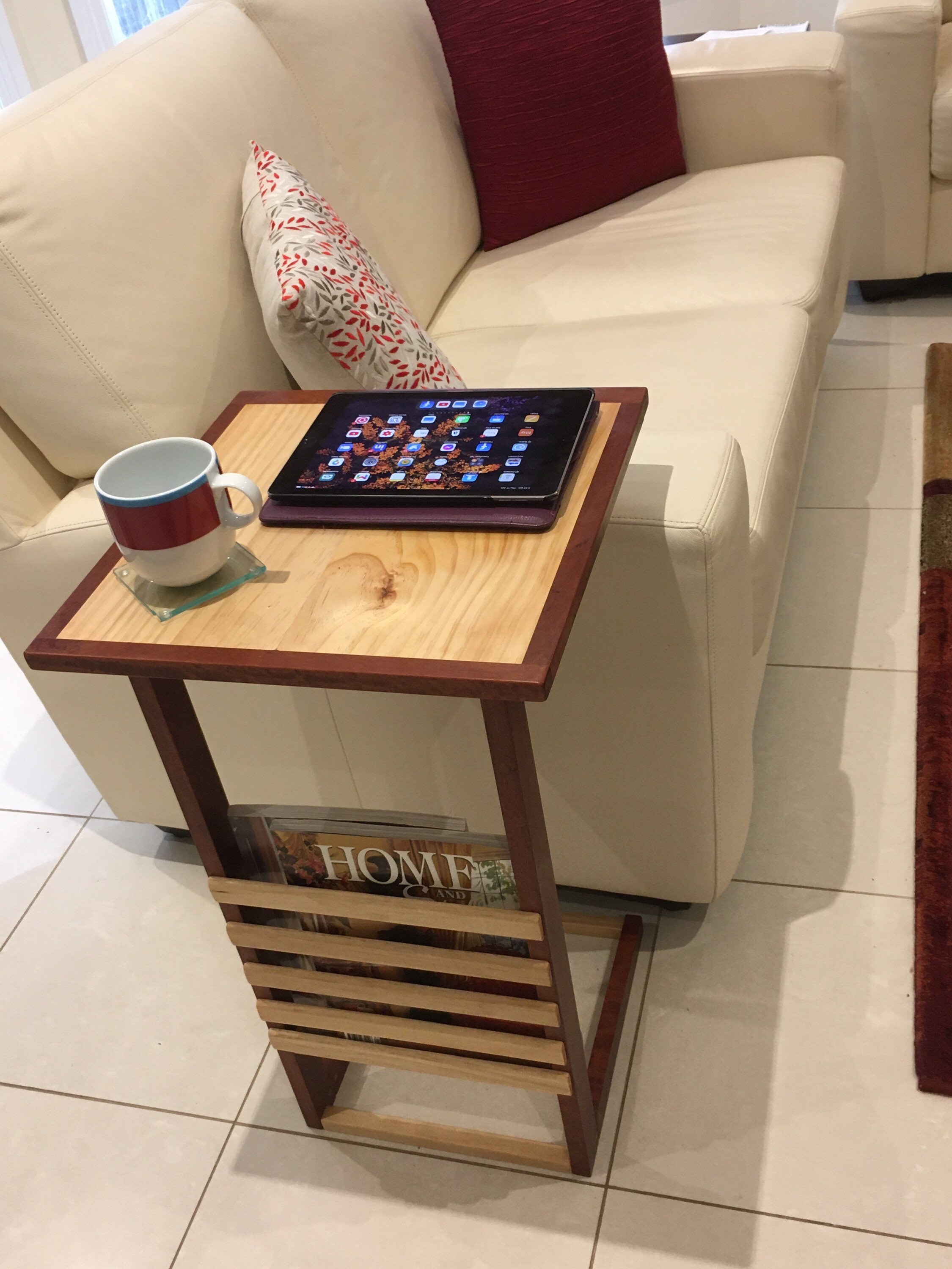 Mesa auxiliar de sofá a medida | Etsy