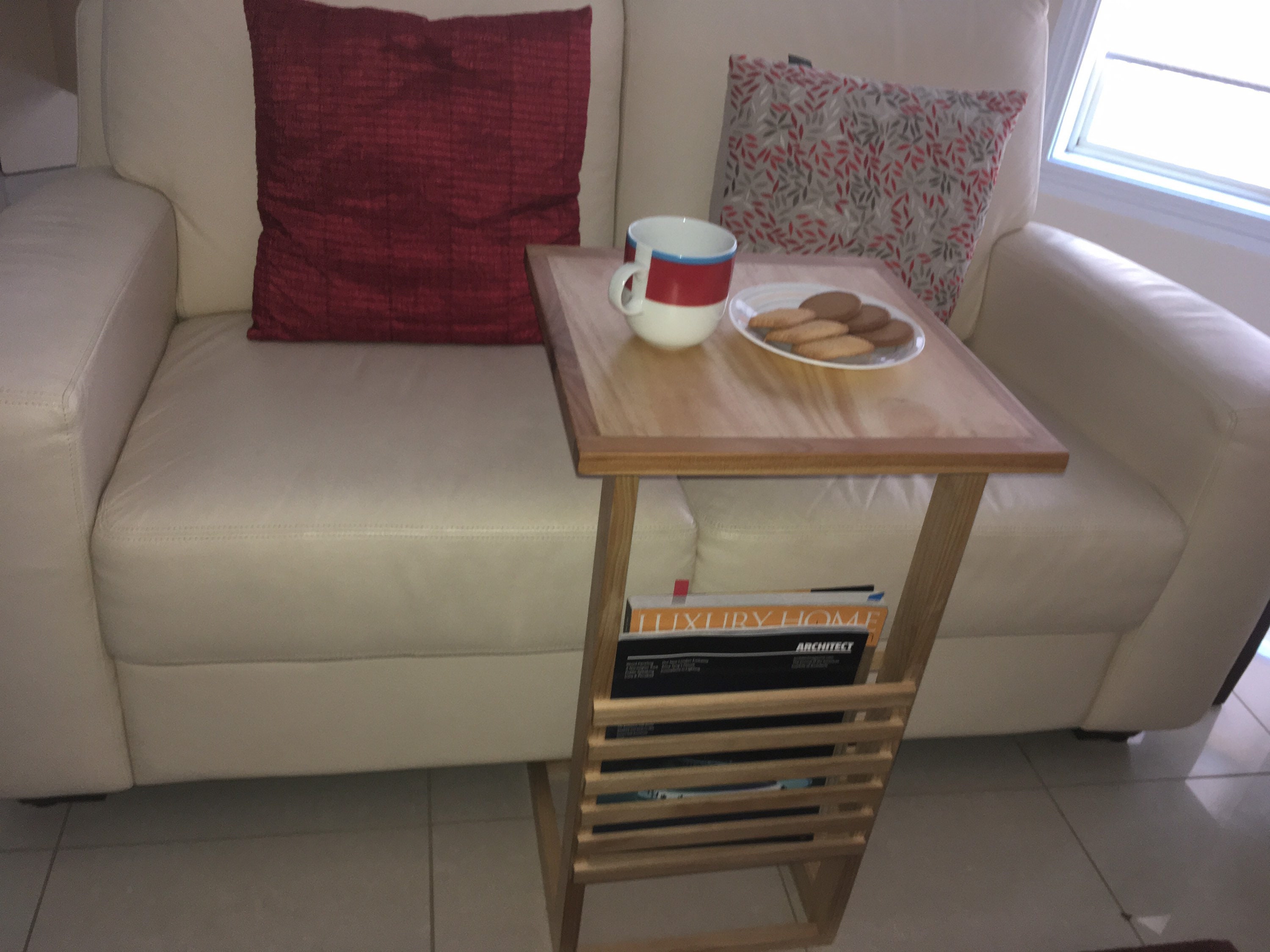 Mesa auxiliar de sofá a medida | Etsy