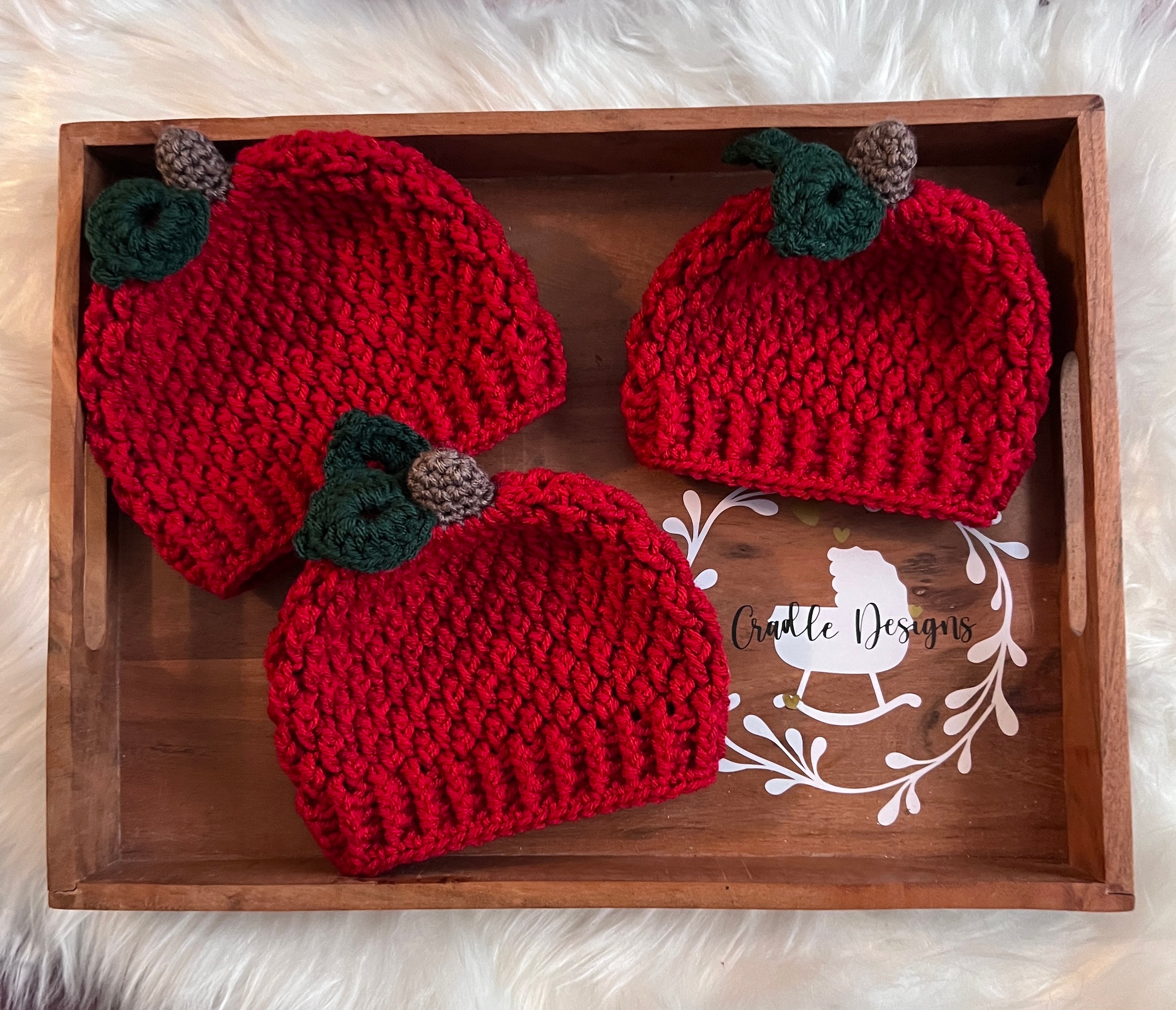 Knitted Adult Fruit Hat - Etsy display picture 3