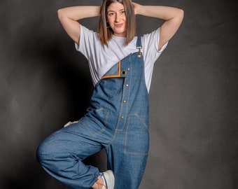 Brooklyn Street Style Salopette Baggy Green Heavy Duty