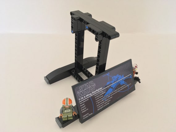 Star Wars Lego Display Stand Poes X Wing Fighter Etsy