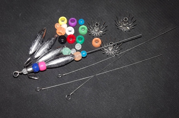 DIY 4 Squid Jigs Kit 