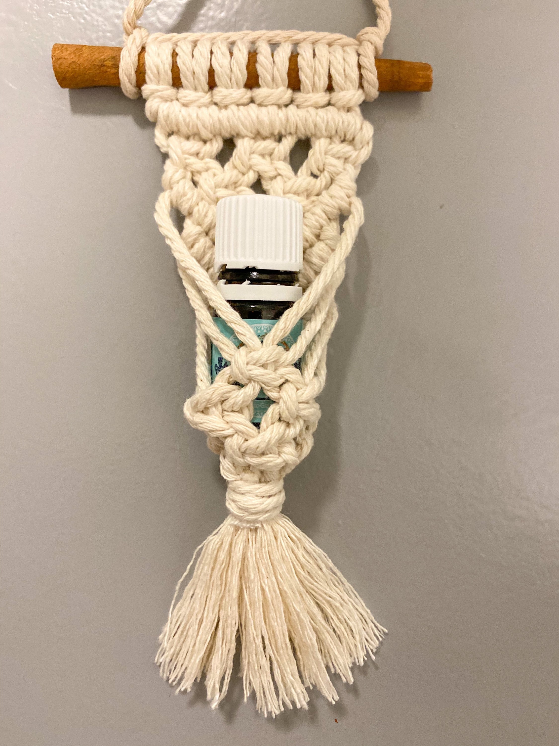 Macramé Air Freshener // Essential Oil // Car Etsy