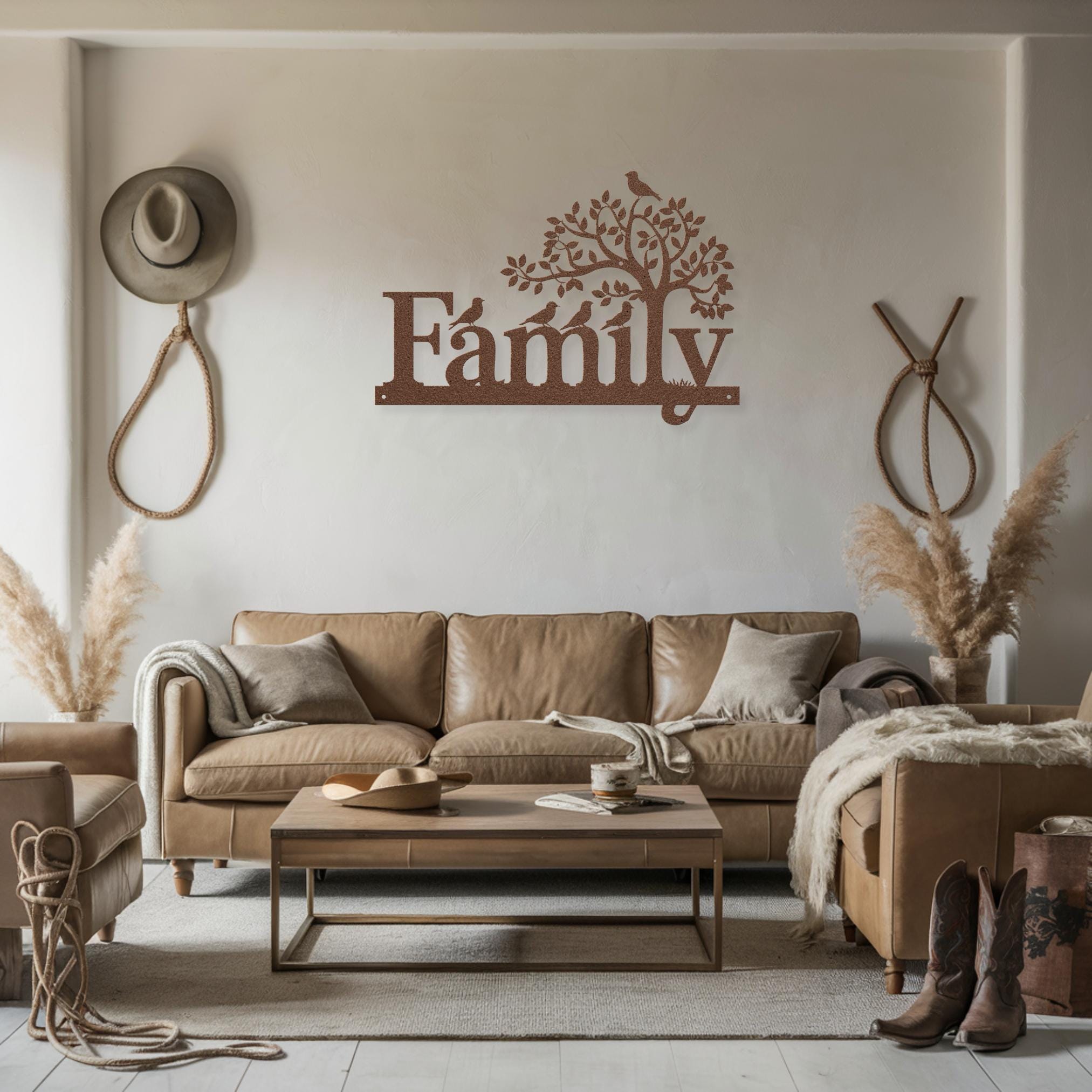 Family Tree of Life Metal Wall Art – Personalized Home Décor for Living ...
