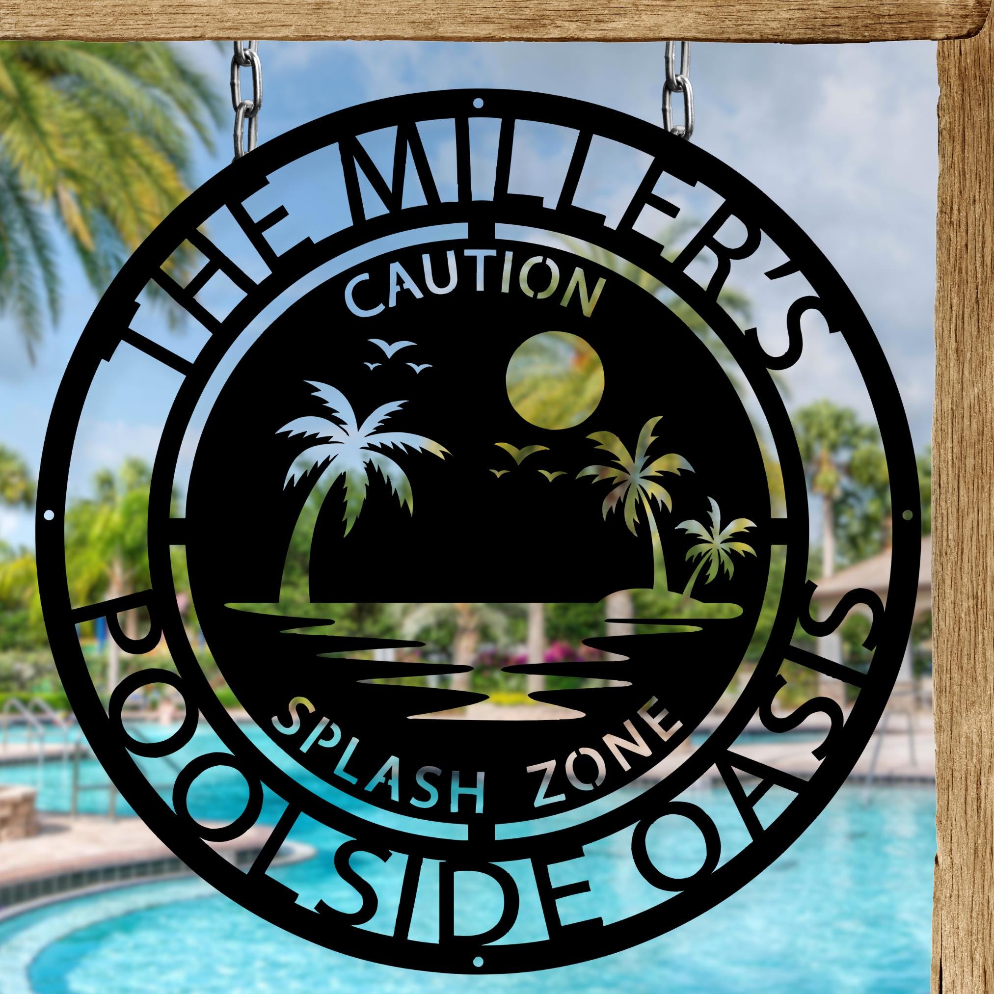 POOL ZINE「SIGH」 Amazon.com: Viodenl Metal Sign Paradise Pool Rules Tin