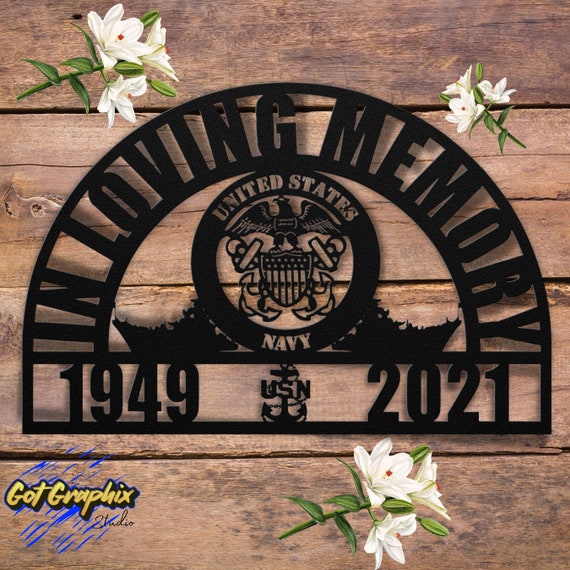 US Navy Veteran Sympathy Gift Loss of Father Gift, Dad Bereavement Gift, Sympathy Gift, Memorial Gifts, In Loving Memory Grandfather Memory