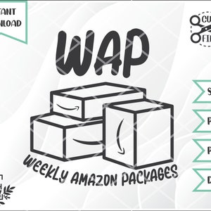 Paquetes semanales de Amazon - Archivo digital SVG