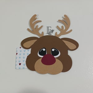 Rentier Geschenkkartenhalter SVG - Digital Download