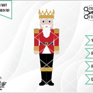 Quebra-nozes em camadas, SVG em camadas, arquivos svg para cricut, arquivo de corte de natal, svg para o natal, silhueta svg png dxf pdf, download instantâneo