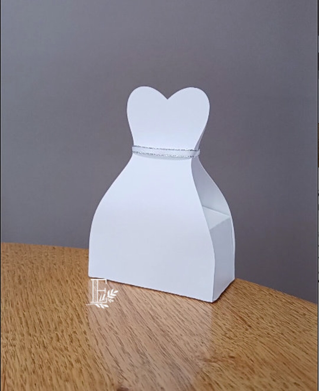 Elegant 3D Dress Box SVG Digital File DIY Gift Box Template Etsy