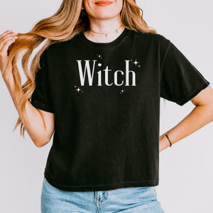 Celestial Witch T-Shirt: Starry Night, Cottagecore Style