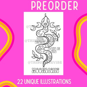 PREORDER mini coloring book 3 image 2