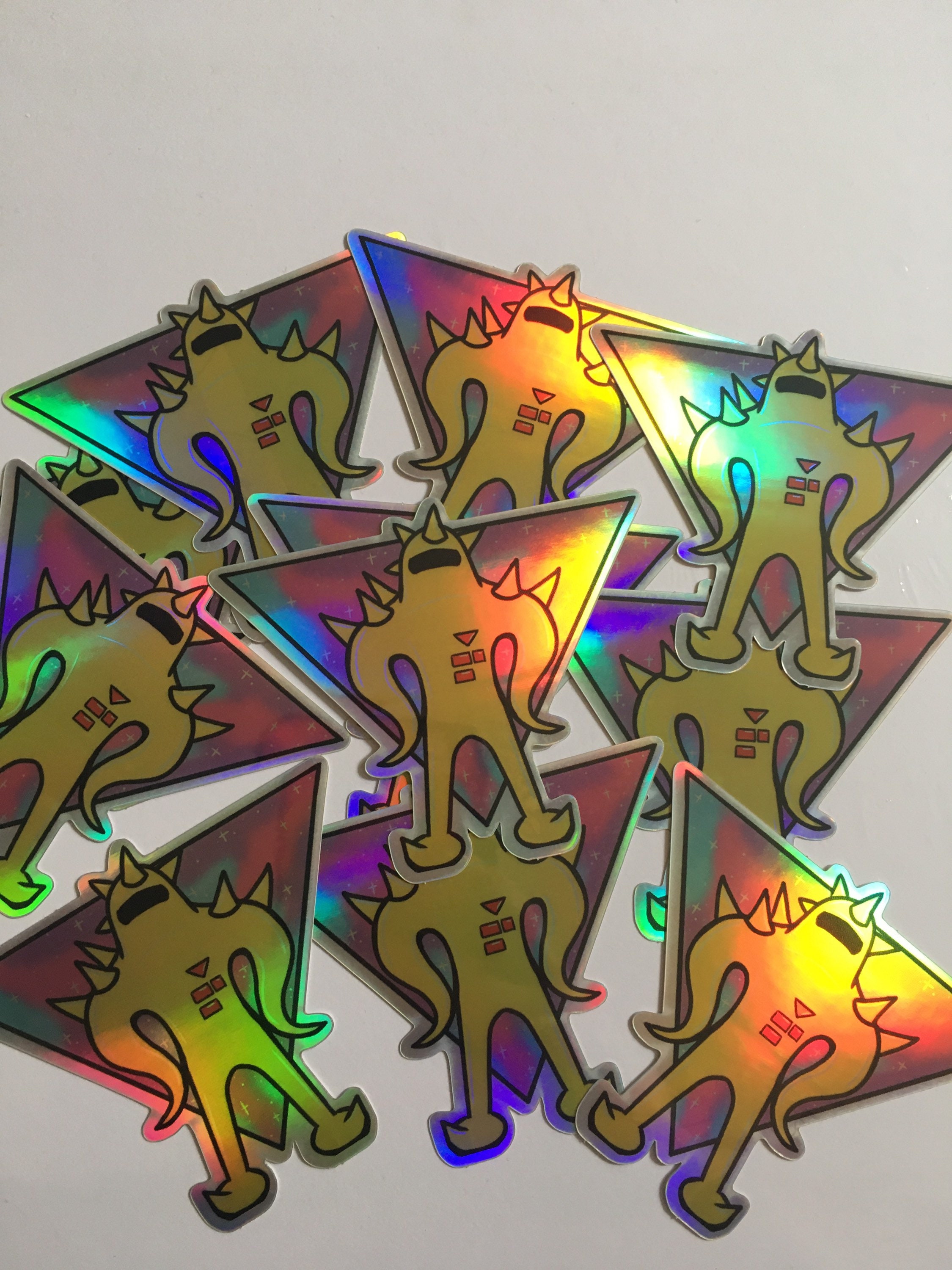 Earthbound starman holographic sticker