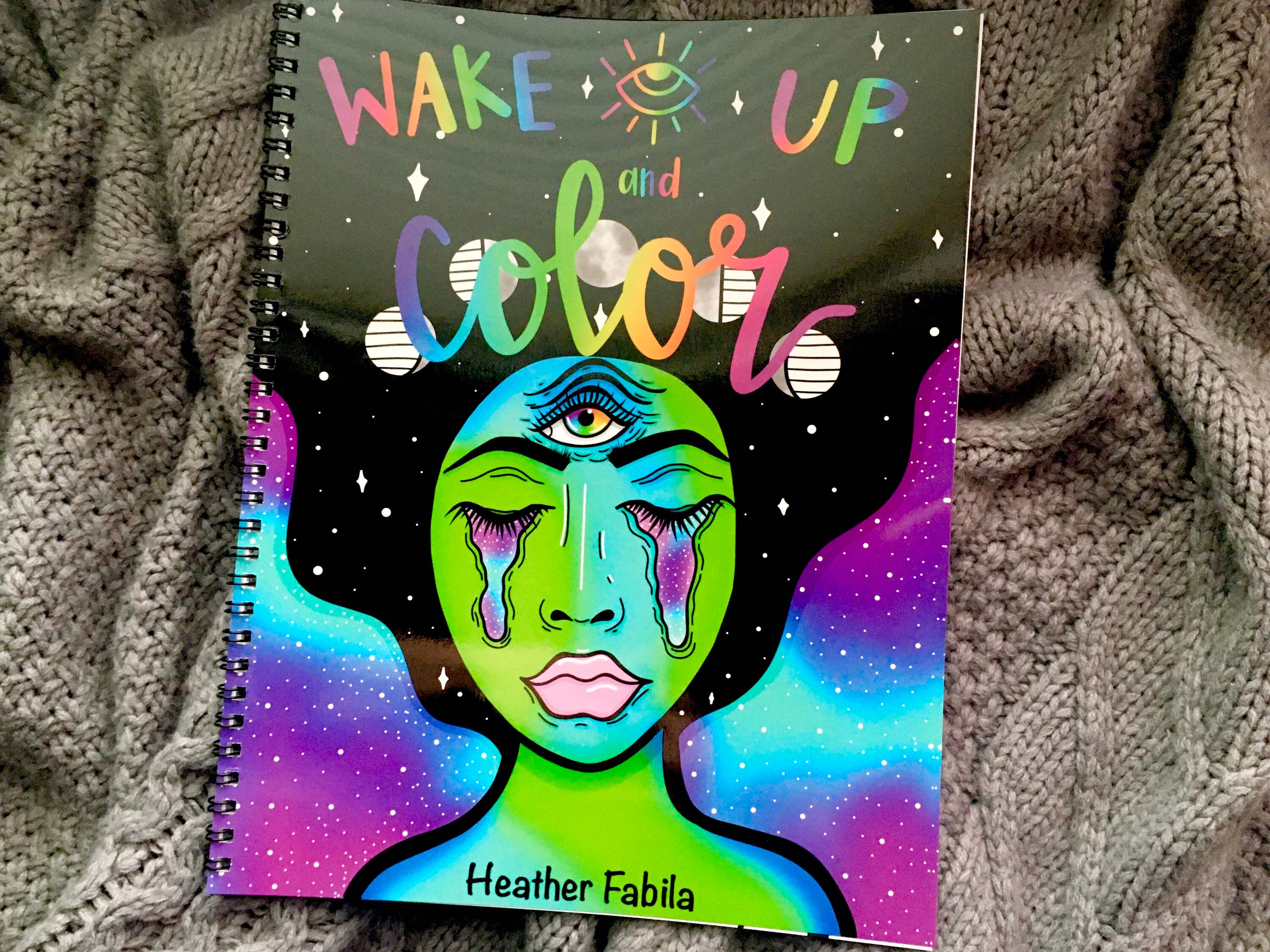 Wake up and color coloring book | trippy coloring book | trippy art |…