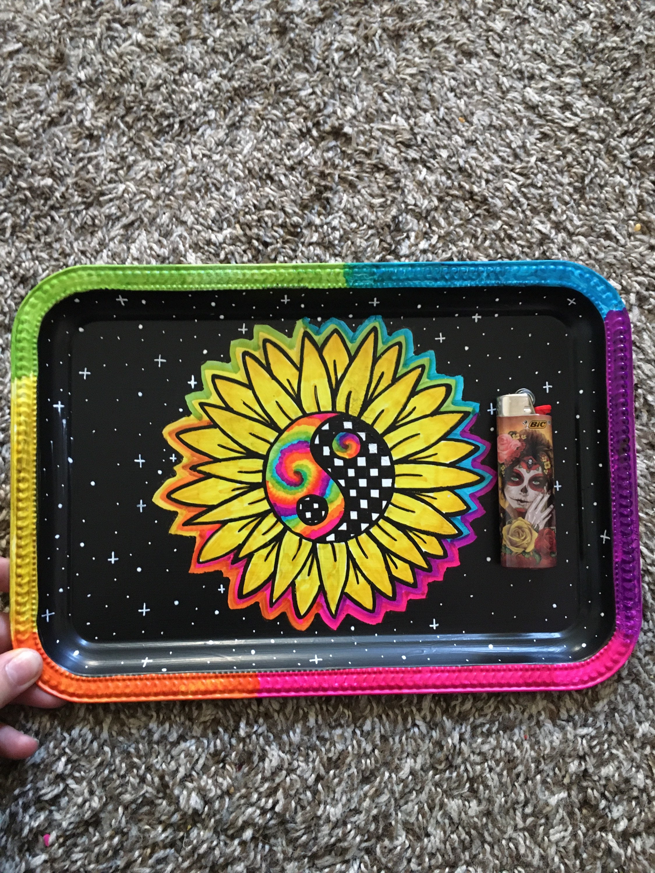 Rolling tray