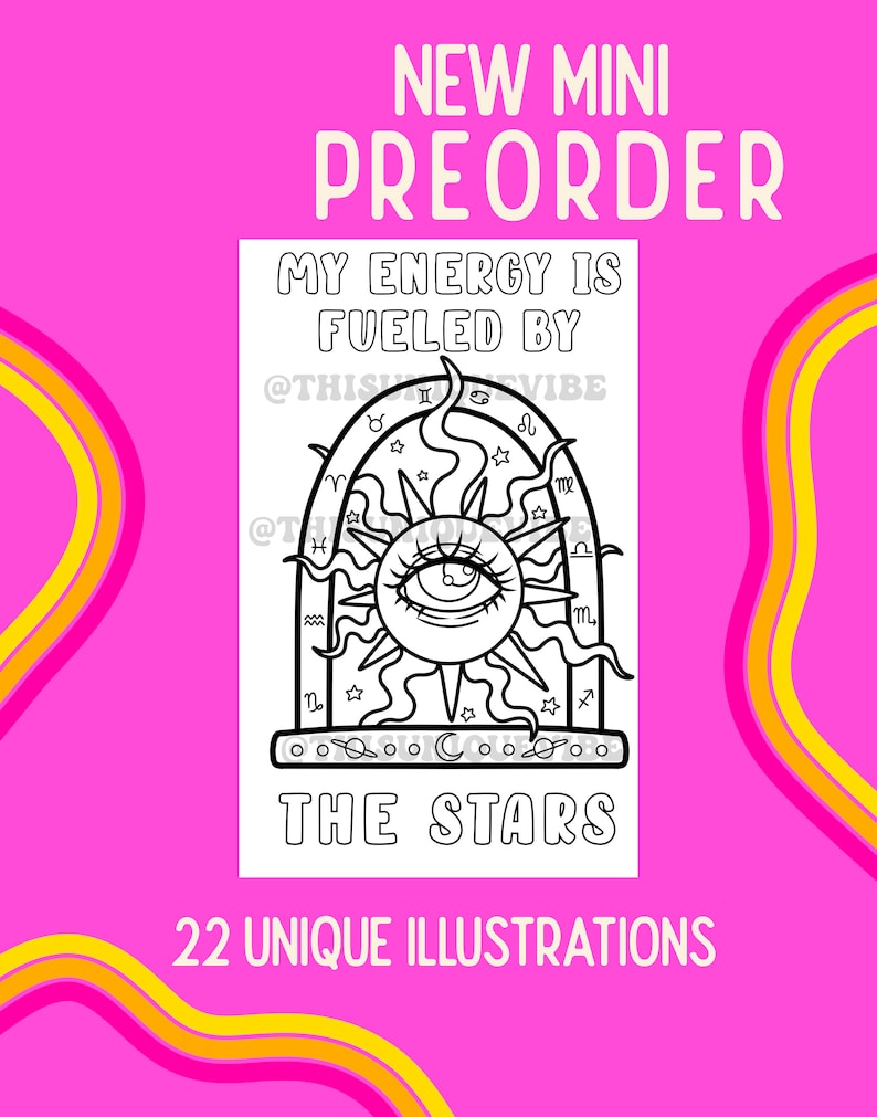 PREORDER mini coloring book 3 image 5