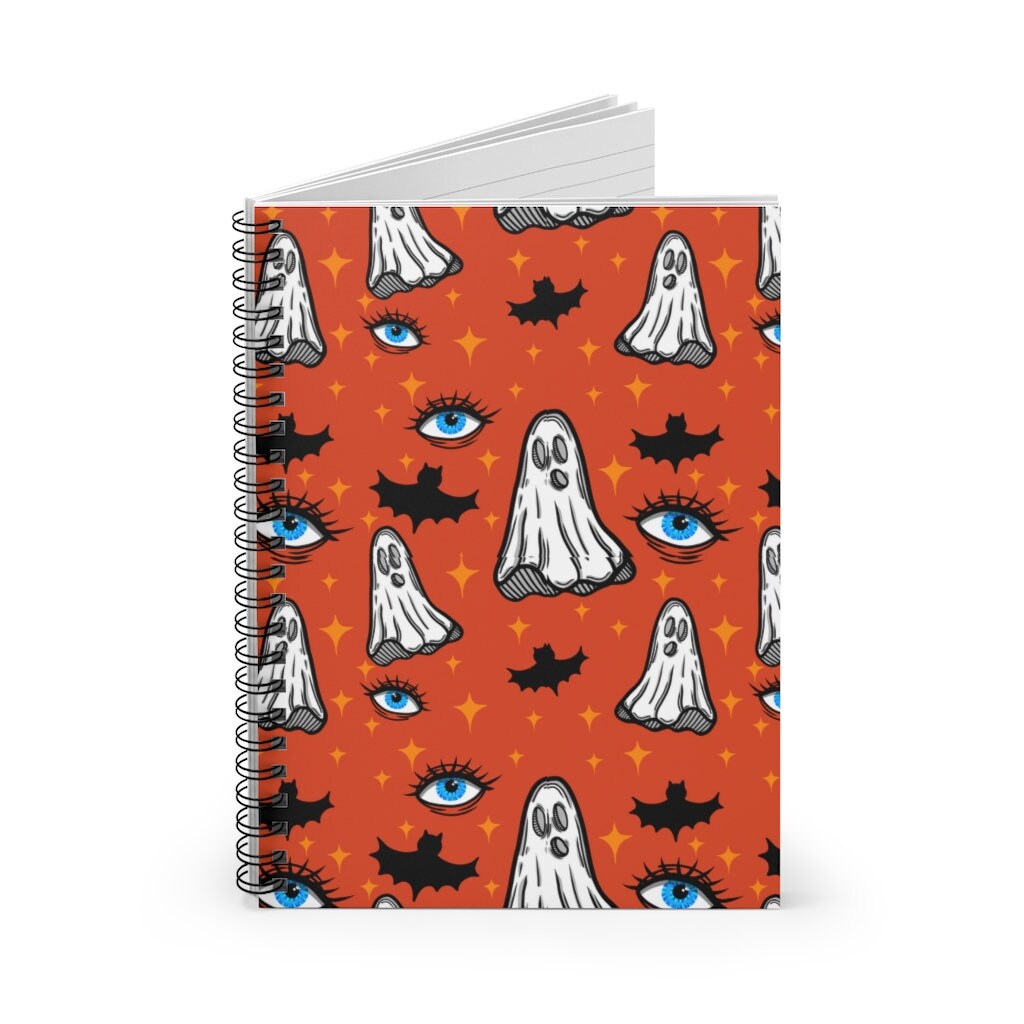 Ghost Notebook Spiral Notebooks | Cute, Aesthetic Journal - Etsy