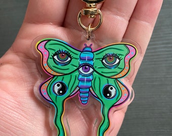 Mothy acrylic keychain