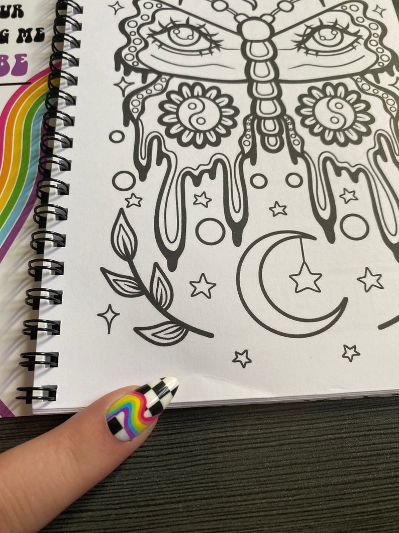 B GRADE (errors) Mini Coloring Book 2 - Etsy