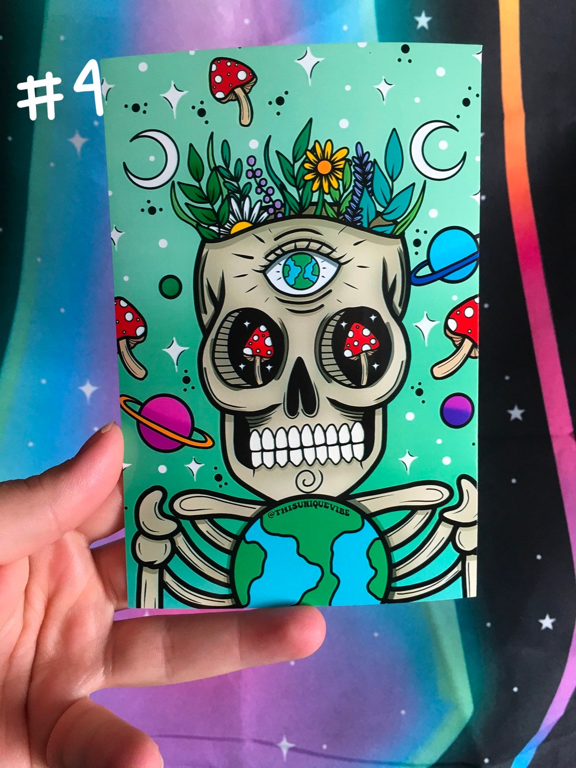 Mini Prints Trippy Prints Trippy Wall Art Hippie Wall Etsy