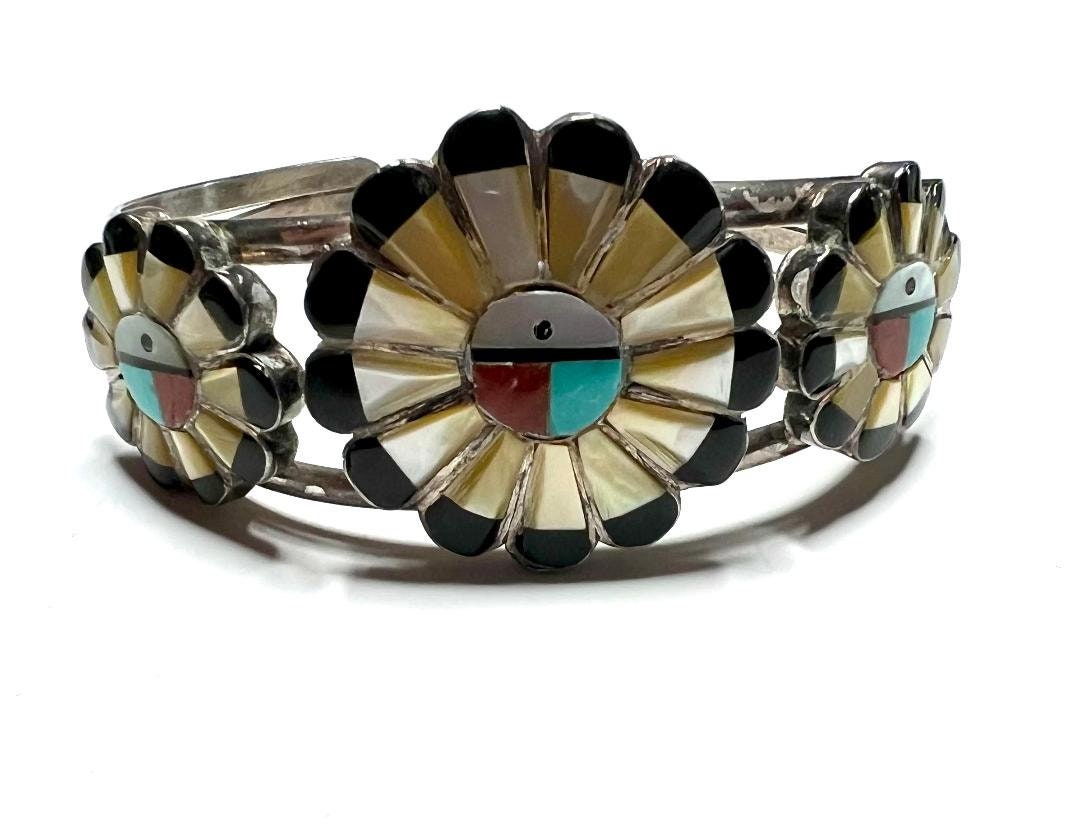 Zuni Sunface Bracelet - Etsy