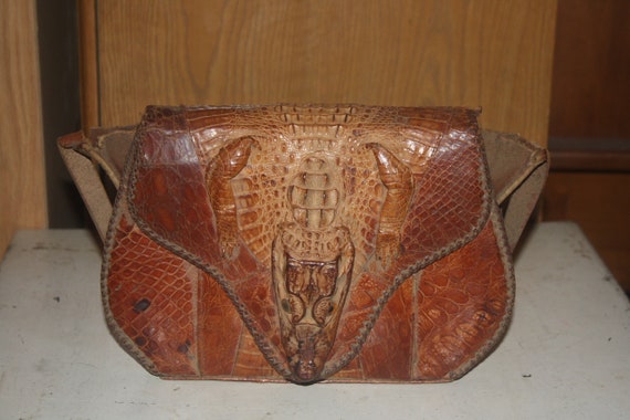 Vintage Alligator Handbag