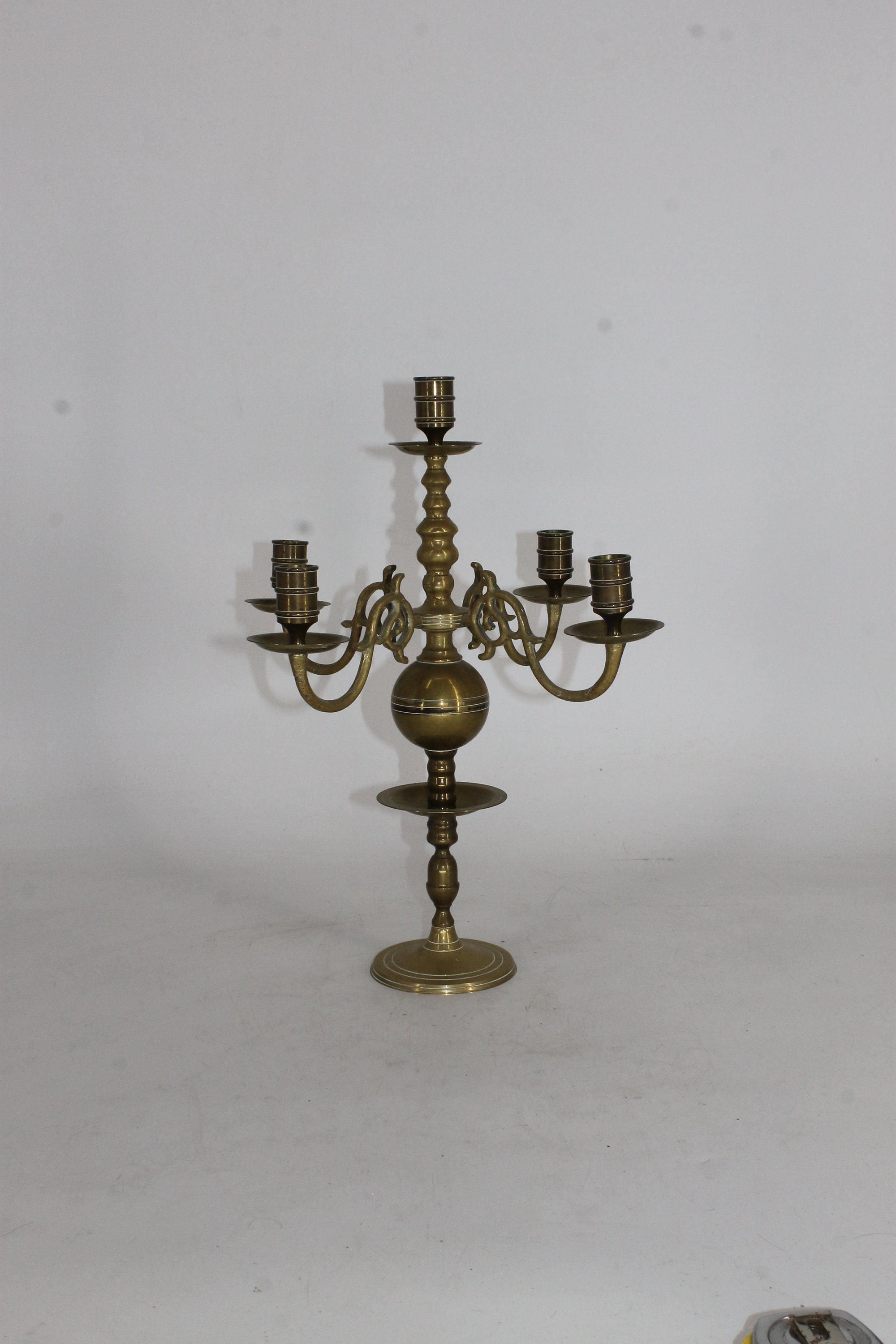 Vintage Dutch Candelabra -bronze - Medieval - Etsy