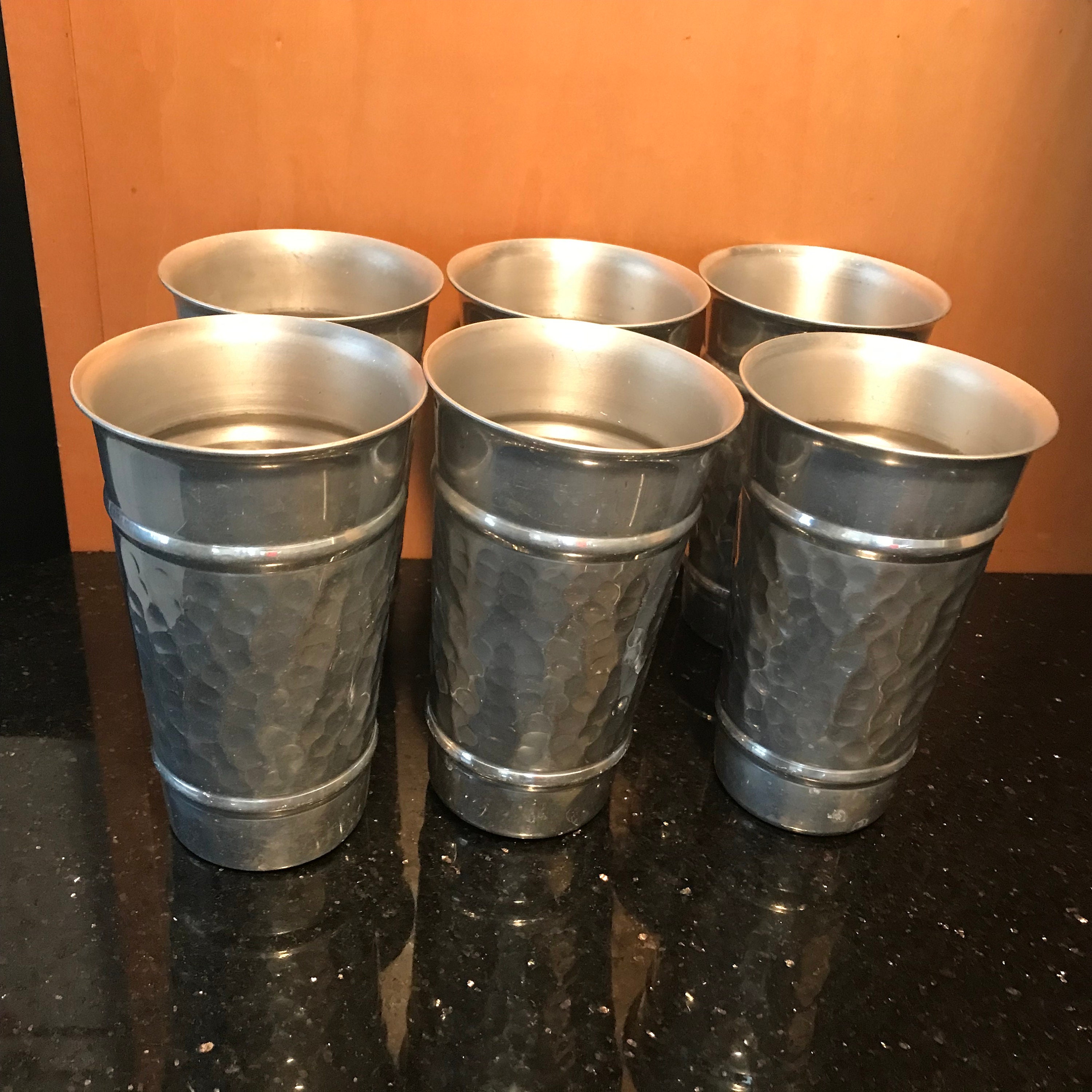 Vintage Multi Color Perma Hues Aluminum Tumblers With Caddy – Long Beach  Antique Mall