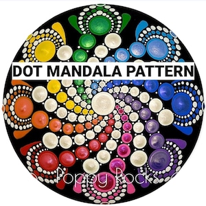 Pride Rocks Dot Mandala Pattern