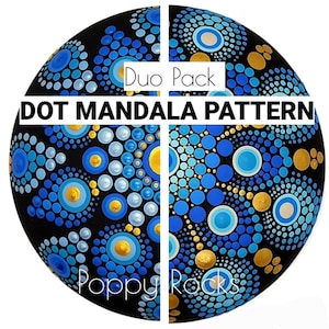 DUO PACK #7 Dot Mandala Patterns