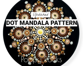 Chai Latte UPDATED Dot Mandala Pattern