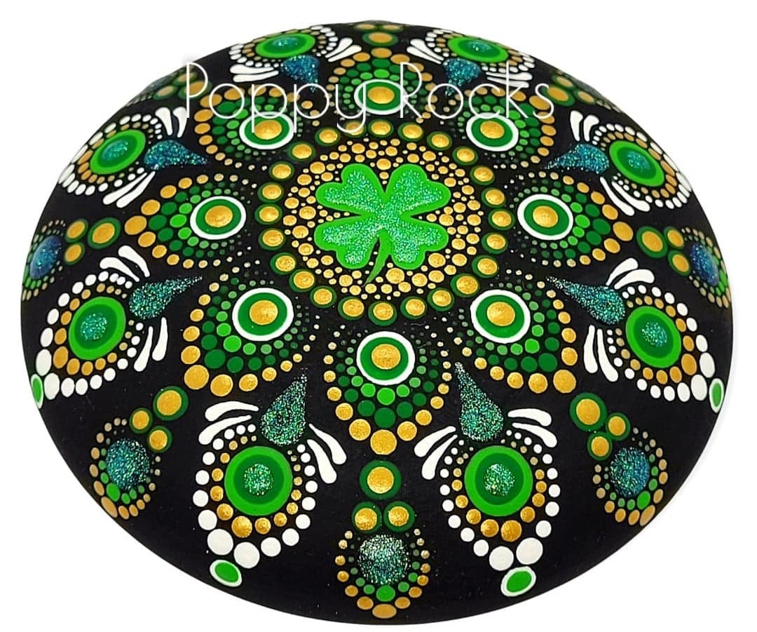 Lucky Leprechaun Dot Mandala Pattern | Etsy