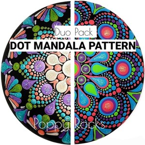 DUO PACK #9 Dot Mandala Patterns