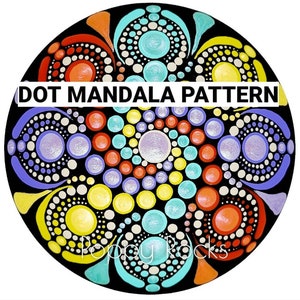 Good Vibrations Dot Mandala Pattern