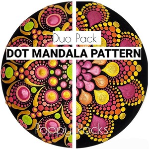 DUO PACK #8 Dot Mandala Patterns