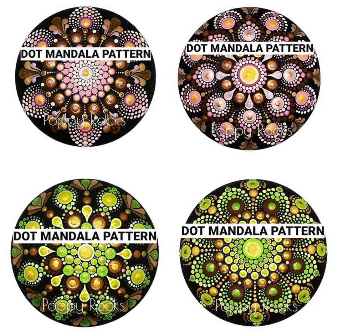 BONUS PACK #25 Dot Mandala Patterns - Etsy
