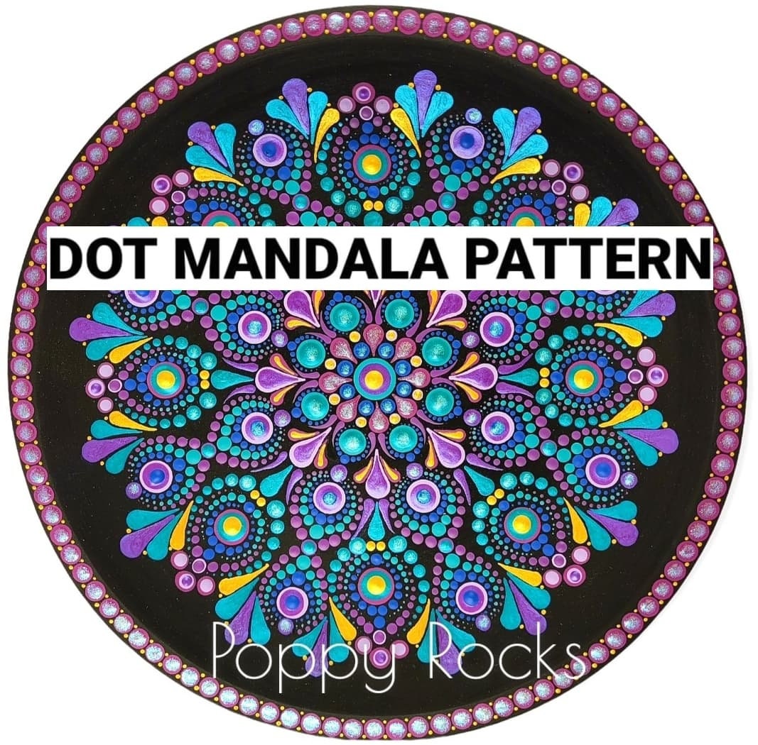 Do it yourself mandala kit for teen/adults, DIY paint kit – My-Whys